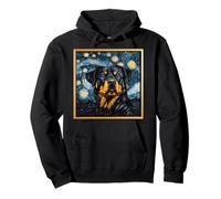 Rottweiler Starry Night Pullover Hoodie