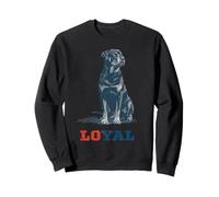 Rottweiler too Loyal to Move Proud Protector Couch King Sweatshirt