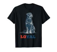 Rottweiler Too Loyal to Move Proud Protector Couch King T-Shirt