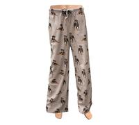Rottweiler Unisex Lightweight Cotton Blend Pajama Bottoms - Super Soft and Comfortable - Perfect for Rottweiler Gifts - Beige - Medium