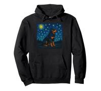 Rottweiler Van Gogh starry night cool art Pullover Hoodie