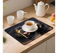 Rottweiler Wallpaper Desk Mat Washable Table Protector Waterproof Table Cover Protector Desk Placemats Heat Resistant Non-Slip Desks Cover for Desktop, Coffee Dining Tables 40x30cm