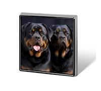 Rottweiler Wallpaper Lapel Pin Brooches Square Fashion Brooch Pin Cute Button Badges Alloy Button Pins Enamel Pins Metal Pinback for Hat Shirt Clothing Bags