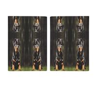 Rottweiler Wallpaper Passport Holder Personalized Passport Wallet for Women Men Travel Document Organizer Holder