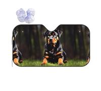 Rottweiler Wallpaper Print Car Sunshade For Windshield, Car Sunshade For Most Cars With Suction Cups