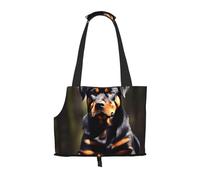 rottweiler wallpaper print Puppy Carrier Dog Walking Bags Pets Dogs Carrier Bags for small Dogs and Cat and Rabbit