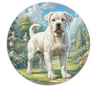 Rottweiler1000 Piece Round Puzzle AnimalCreative Adults And Kids Challenging & Educational Art1000pcs (67.5x67.5cm)