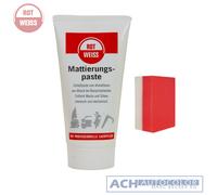 ROTWEISS Mattifying Paste Polish 150ml 6150 - Pre-Cleaner + Professional Sponge