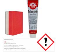 ROTWEISS Polishing Paste Resin 100ml 1300 + Professional Sponge New For Cars