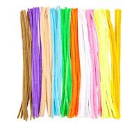 Rotyroya Colorful Twisting Sticks, Pipe Cleaners, Twisting Sticks for DIY Crafts, Flexible Durable Plush Iron Wire for Kindergarten Family Craft Projects Creative DIY Decorations C