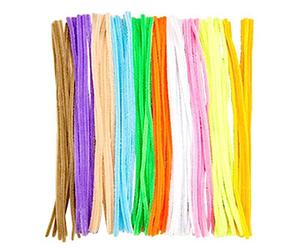 Rotyroya Colorful Twisting Sticks, Pipe Cleaners, Twisting Sticks for DIY Crafts, Flexible Durable Plush Iron Wire for Kindergarten Family Craft Projects Creative DIY Decorations C