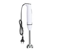 Rotyroya Immersion Blender, Electric Hand Blender 400W with Stainless Steel Blades & Detachable Shaft Handheld Kitchen Gadget for Soup, Smoothie, Puree, Baby Food White Black UK Plug