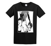 ROUBEIJIA Tokyo Ghoul Mens Round Neck Cotton T Shirts Size L Black