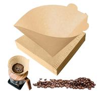 Roucerlin 200 Pcs Coffee Filter Papers, Unbleached Cone Coffee Filters, Disposable Filter Papers for Pour Over Coffee Dripper Pot Make Machine (V-Shaped 4.1 x 5.7 Inch)