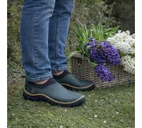 Rouchette Mens Garden Clogs Non Slip Outdoor Shoes Neoprene Rubber Comfy Green