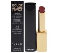 Rouge Allure Lextrait Lipstick - 818 Rose Independent by Chanel for Women - 0.07 oz Lipstick (Refillable)