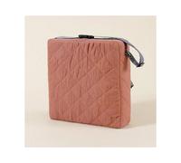 (Rouge (cotton gauze checkered cushion), 32*32*8) Children's heightened seat cushion baby dining chair cushion thickened dining chair seat cushion