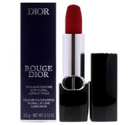 Rouge Dior Couture Velvet Lipstick - 999 Velvet by Christian Dior for Women - 0.12 oz Lipstick (Refillable)