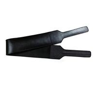 Rouge Garments Adult Leather Folded Open Paddle, Black