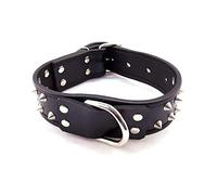 Rouge Garments Black Studded Collar with D Ring