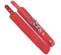 Rouge Garments Leather Ankle Cuffs Red