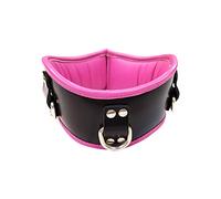 Rouge Garments Posture Collar ,One Size,Black/Pink