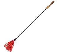 Rouge Garments Riding Crop With Wooden Handle Red