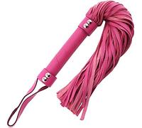 Rouge Garments Unisex-Adult's Leather H-Style Flogger, One Size, Pink