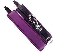 Rouge Garments Wrist Cuffs Padded Purple Trimmed