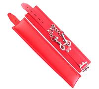 Rouge Garments Wrist Cuffs Padded Red