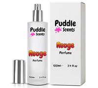 Rouge Perfume Spray - 100ml Parfum in Frosted White Glass Bottle - Perfume Scent - Branded Gift Box - Vegan Friendly - Puddle of Wax - Made in the UK