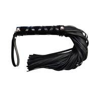 Rouge Short Leather Flogger With Studs