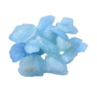 Rough Aquamarine Stones,Blue Raw Crystal Gemstones, Rock for Lovers Beginners Collectors, Gift,100g,3~5cm