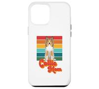 Rough Coat Collie Dog Mom Doggie Breeder Puppy Trainer Retro Case for iPhone 12 Pro Max