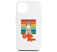 Rough Coat Collie Dog Mom Doggie Breeder Puppy Trainer Retro Case for iPhone 13