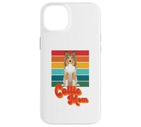 Rough Coat Collie Dog Mom Doggie Breeder Puppy Trainer Retro Case for iPhone 14 Plus