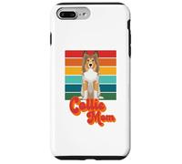 Rough Coat Collie Dog Mom Doggie Breeder Puppy Trainer Retro Case for iPhone 7 Plus/8 Plus