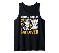 Rough Collie & cat Lover Rough Collie Tank Top