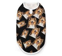 Rough Collie Cute Dog Funny Dog Vest Shirt Soft Comfortable Tank Top Cute Clothes for Cat Puppy