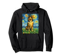 Rough Collie Starry Night Van Gogh Collie Dog Lassie Breed Pullover Hoodie