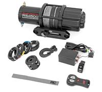 Rough Country 4,500LB UTV Electric Winch | 1.4HP | Synthetic Rope - RS4500SA
