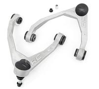 Rough Country Forged Aluminum Upper Control Arms for Ford Ranger (2024-2025) with 3.5" Lift, 2-Pack, Silver