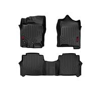 Rough Country M-81712 - Heavy Duty Floor Mats - Front & Rear Combo Crew Cab (fits) 2017-2019 Nissan Titan