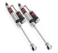 Rough Country M1R Monotube Rear Shocks with External Reservoir for Jeep Wrangler JK & Unlimited (2007-2018) w/0-3" Lift - Off-Road Shock Absorbers, 2-Pack