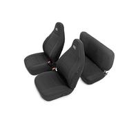 Rough Country Neoprene Seat Covers for 1997-2002 Jeep Wrangler TJ - 91000, Black