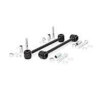 Rough Country Rear Sway Bar Links for 2007-2018 Jeep Wrangler JK | 2.5-4" - 1134, Black