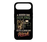 Rough Day Hiking Beats Work Funny Hiker Office Gift Retro Case for iPhone Air