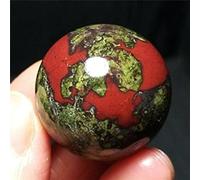 Rough Dragon Blood Stone Jasper Crystal Ball Ornaments (Size : 40-50mm)