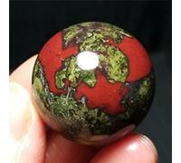 Rough Dragon Blood Stone Jasper Crystal Ball Ornaments (Size : 50mm) Gemstone Stone