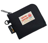 Rough Enough Cordura Polyester Small Mini M¨¹nze Bag Card Holder Coin Bag Wallet Purse Purse Minimalist for Boys Children Girls, Black